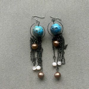 BUY 2 for $10 - Handmade chandelier earrings - never worn